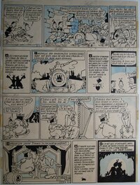 Willy Vandersteen - De koning drinkt - Planche originale