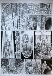 Alessandro Calore - Je suis cathare tome 3 planche 21 - Planche originale