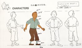 Hergé - Tintin sans houpette - Comic Strip