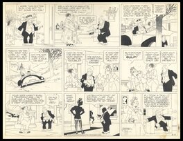 George McManus - 1945 - McManus - Bringing up father - Sunday complet du 03 juin 1945 - Planche originale