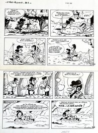 Jean-Claude Fournier - Bizu - Le Piège Mélomane - Planche originale