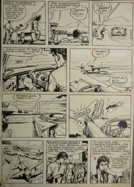 Jijé - Jan Kordaat, De zaak Barnes. - Planche originale