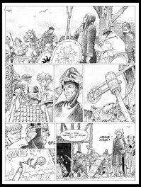 Hermann - 1989 - Les tours de Bois-Maury - Sigurd - Planche originale