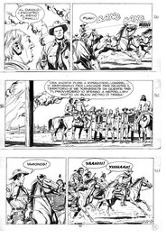 Guglielmo Letteri - Planche 85 EXTRAITE DE TEX N°185-186 : "ARRESTATE TEX WILLER" - Comic Strip