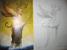 Manunta Fantasy Pin-Art int et original Manunta Fantasy Pin-Art int et original