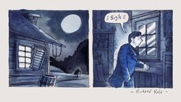 Planche originale - Richard Sala - Delphine 2 - p13 tier1