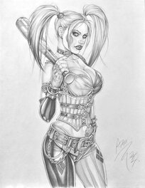 Armando Huerta - Harley Quinn, Batman: Arkham City 2 - Illustration originale