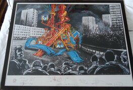 Philippe Druillet - Double planche "Le parc de Manuel" - Comic Strip