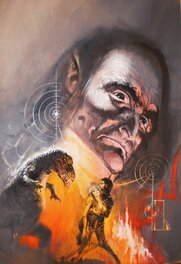 Rudolf Sieber-Lonati - Macabros #21 "Abraxas - Curse of the Magician" - La malédiction du magicien - Original Cover