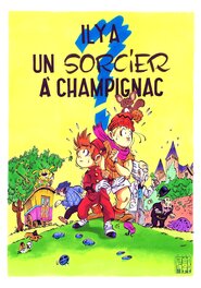 Gochi - Spirou IL Y A UN SORCIER A CHAMPIGNAC - Original Cover