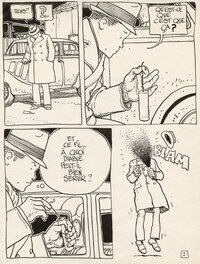 Moebius - Moebius - Histoire courte "Tueur à gages" - planche originale 2 - Planche originale