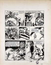 Planche originale - Lone Sloane - Le mystère des abîmes p. 25