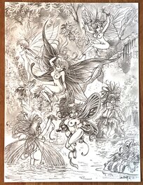 Philippe Luguy - Luguy - Elves Pin Up - Comic Strip
