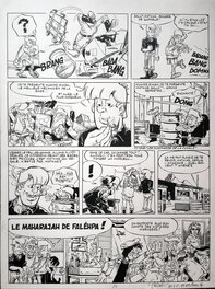 Christian Godard - Martin Milan, planche originale - Comic Strip
