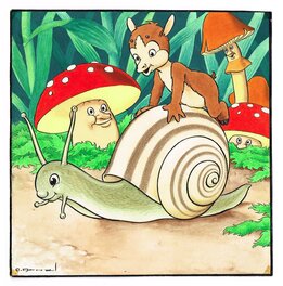 Roudoudou et l'escargot