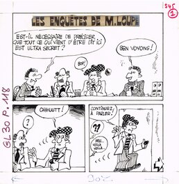 Paul Carali - Les enquêtes de M. Loupe 2 - Planche originale