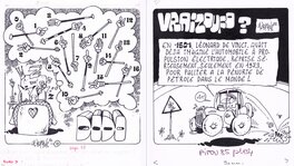 Christian Flamand - Jeux Pif Poche 3 - Original art