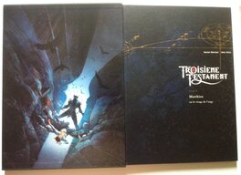 Le Coffret/Emboitage illustré ( a Gauche ) et Le TT du Troisième Testament 2 a Droite au Format : 32 X 44 Cm