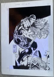 Tony Daniel - Couverture Originale (montage) X-Force n°17 éditions Semic mai 1995 - Original Cover