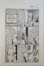 Planche originale - Jeff Lemire - Mazebook - Issue 3 p01