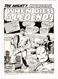 Michael Maikowsky - Avengers 81 Page 1 (Recréation d'après John Buscema) - Planche originale