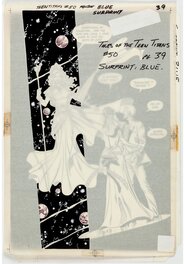 George Perez - Teen Titans 50 Page 34 (Calque Bleu) George Perez - Teen Titans 50 Page 34 (Calque Bleu)