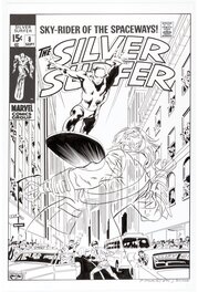 Silver Surfer 8 (Recréation d'après John Buscema)