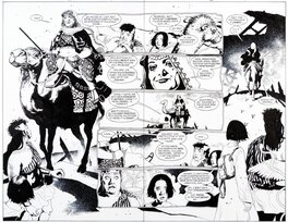 J.H. Williams III - Promethea 20 Pages 8 & 9 - Planche originale