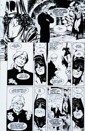 Planche originale - Batman - Enfer blanc