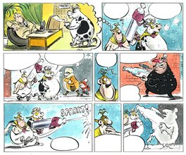 Slawomir Kiełbus - Milkymen et Mućka - Comic Strip