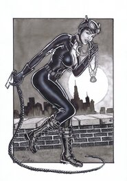 Rogerio Correira - Catwoman par Correira - Illustration originale