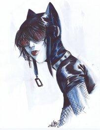 Alessandro Micelli - Catwoman par Micelli - Illustration originale