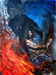 Gabriele Dell'Otto - Gabriele Dell’Otto - Conan Cover - Couverture originale