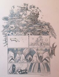 Planche crayonnée