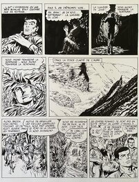 Gérald Forton - Bob MORANE la vallée infernale T8 planche : 22 - Planche originale