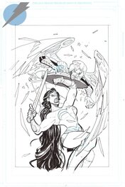 Riley Rossmo - Wonder woman Evolution - Original Cover