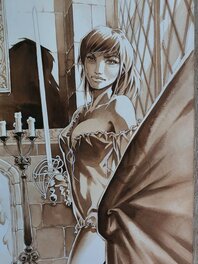 Juan Luís Landa - Arthus Trivium - Illustration Angélique - Original Illustration