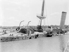 Königsberg coulé dans le delta du Rufiji Königsberg coulé dans le delta du Rufiji