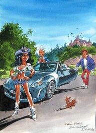 Dany - Dany Spirou et Fantasio - Illustration originale