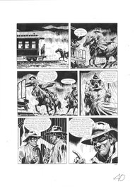 José Ortiz - Cielo di piumbo - Magico vento n°12 planche 40 (Bonelli)