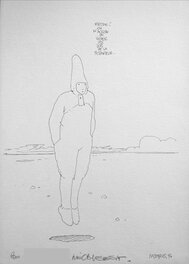 Moebius - Dessin pour Maître W. - Illustration originale