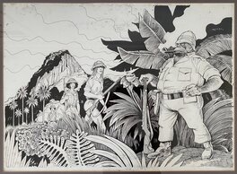 Georges Pichard - Bornéo Joe  - page de garde - Comic Strip