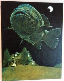Chris Odgers - Ghost Fish 2 painting by Chris Odgers - Illustration originale