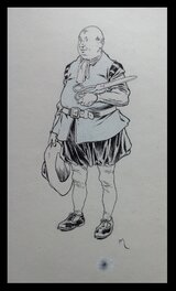 Le Dessin avec 1 Contour noir ( marie louise ) pour titre indicatif ( a l'encadrement ) Le Dessin avec 1 Contour noir ( marie louise ) pour titre indicatif ( a l'encadrement )