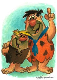 Joan Vizcarra - The Flintstones - Œuvre originale