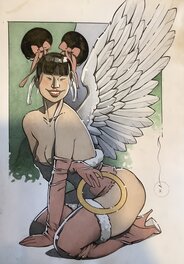 Michetz - Encore un ange - Original Illustration