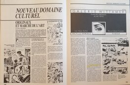 Extrait de "L'année de la bande dessinée 84-85", HS Les Cahiers de la BD, Glénat 1984... Extrait de "L'année de la bande dessinée 84-85", HS Les Cahiers de la BD, Glénat 1984...
