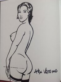 Varenne Alex Dédicace Superbe Pin up Sex Sein Cul dans BD Art Book Peintures Éo BFB Bosser 2004 NEUF