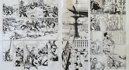 Gess - Double PLANCHE JOUR J "vive l’empereur " T7 ( en 3 parties ) planche : 8 et 9 - Comic Strip