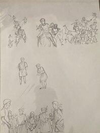 Mine de plomb au dos de la planche au crayon bleu. Mine de plomb au dos de la planche au crayon bleu.
